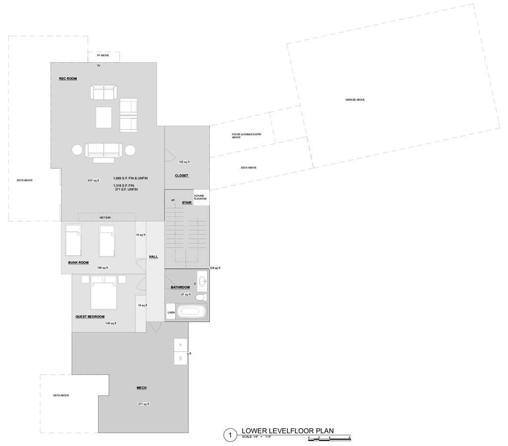 Round 01 Floor Plan - Lower Level