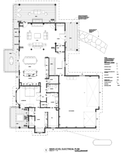 Main Level Electrical Plans