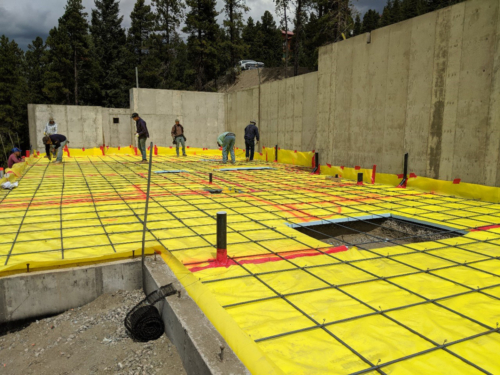 Reinforcing rebar grid