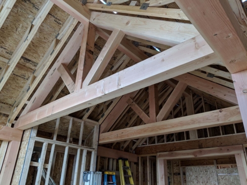 Great Room Timber Trusses